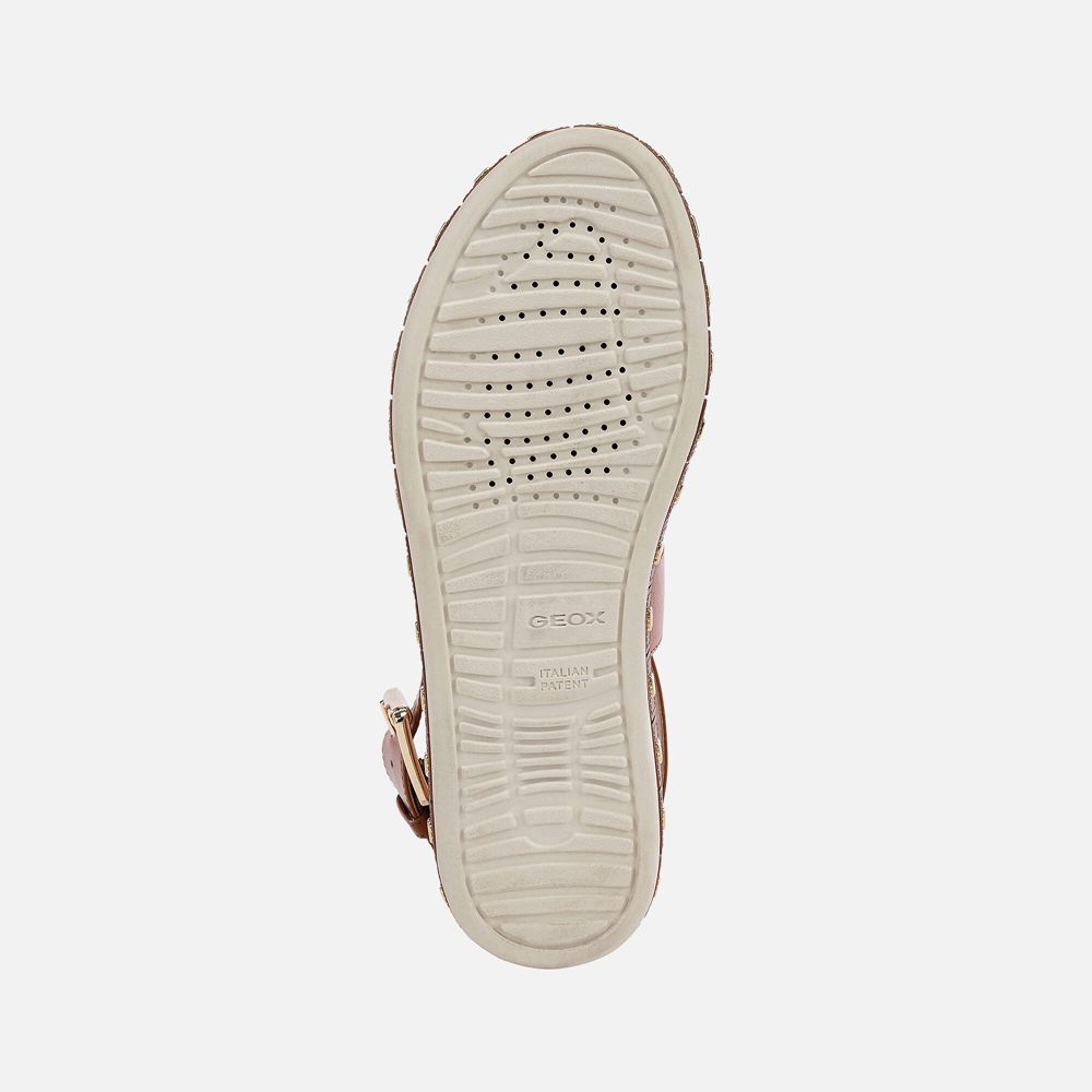 Geox Bayan Sandalet Kahverengi - Leelù - UEZ-371546